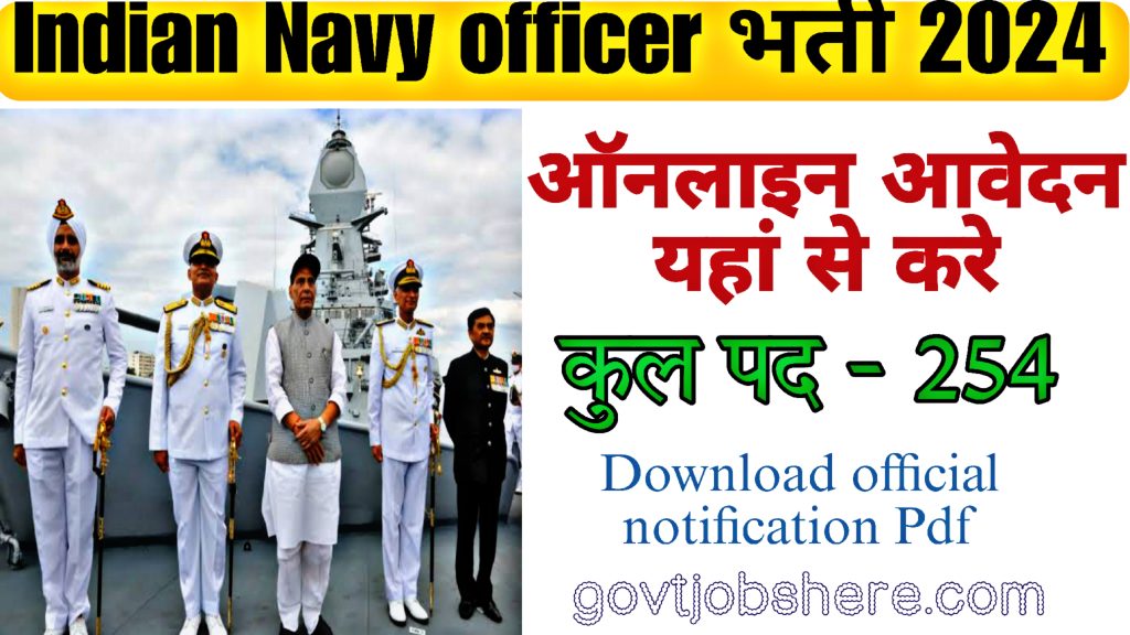 Indian Navy Ssc Officer Recruitment 2024